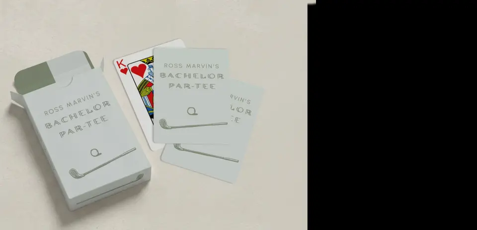 Wedding Playing Cards