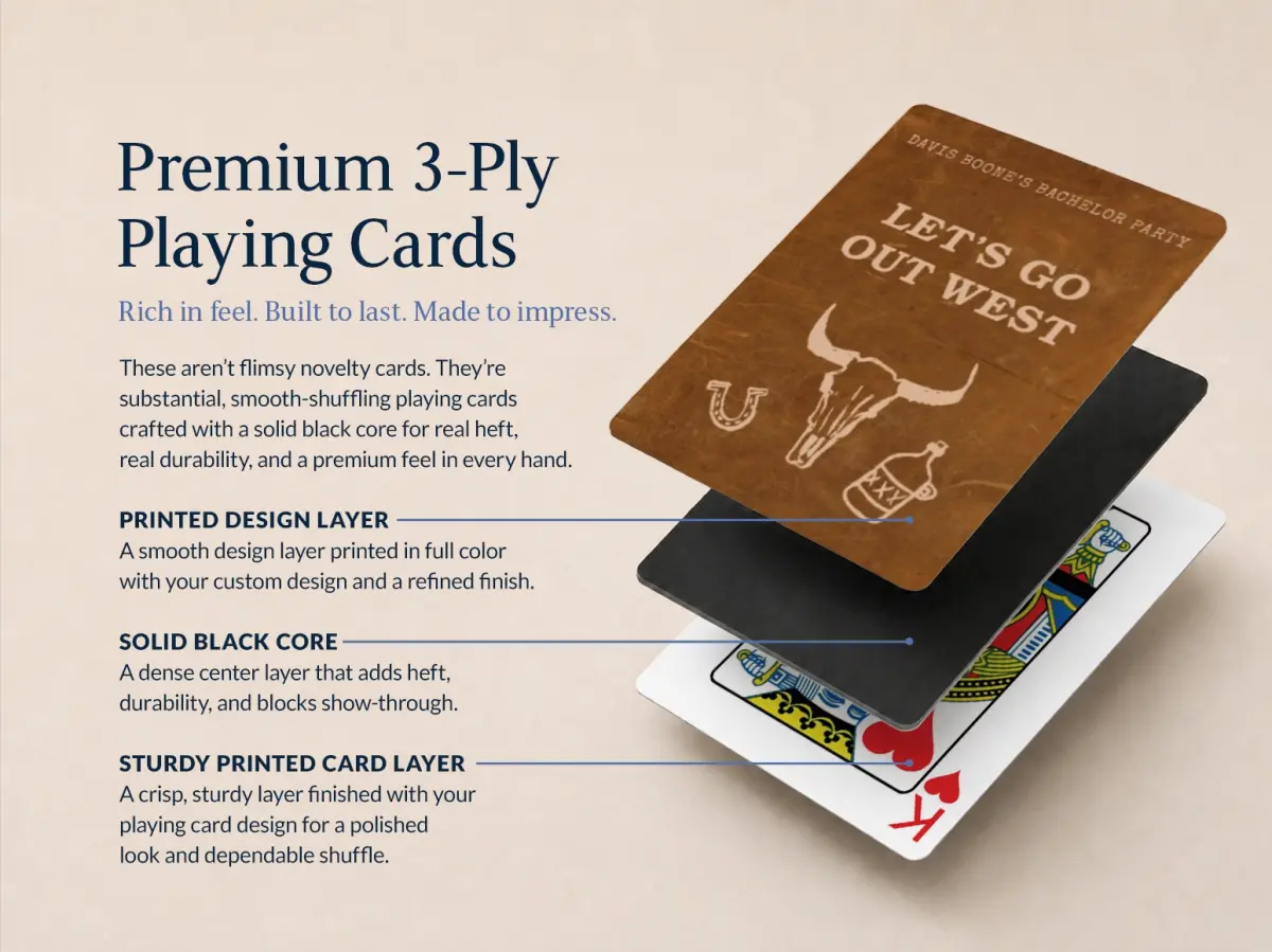 Wedding Playing Cards