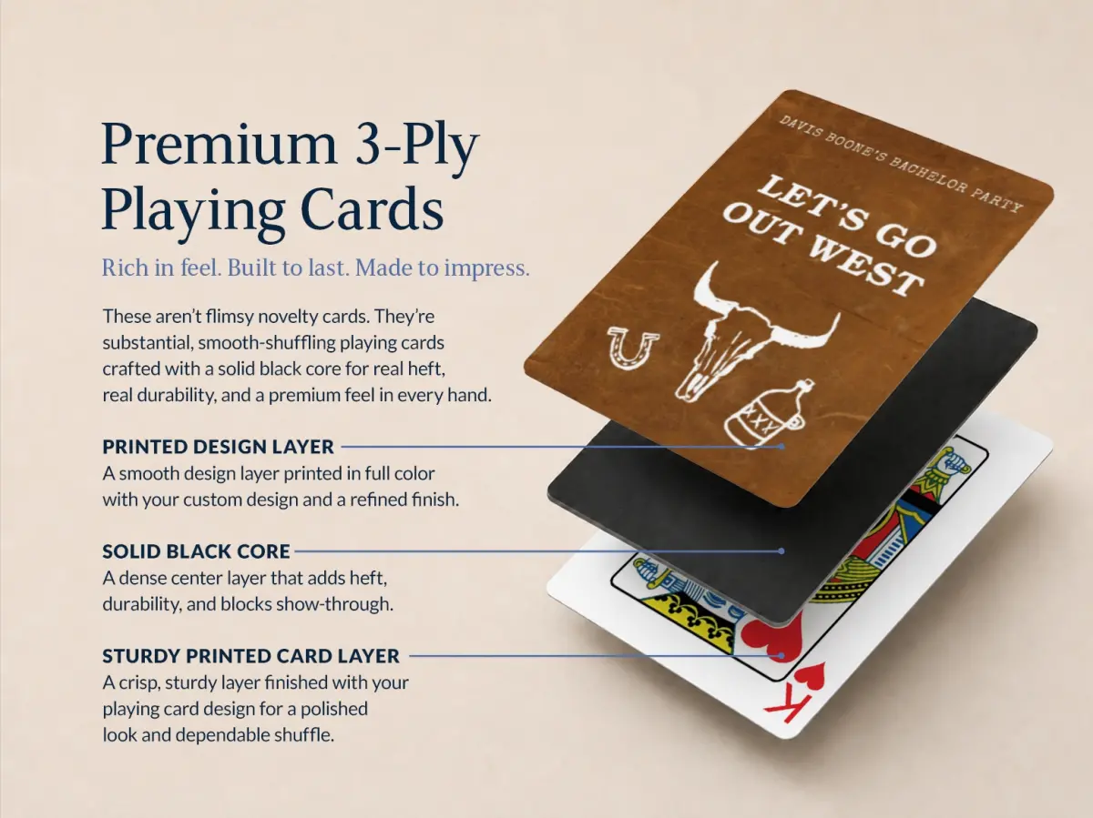 Wedding Playing Cards