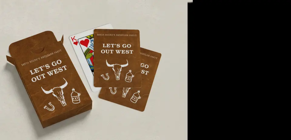 Wedding Playing Cards