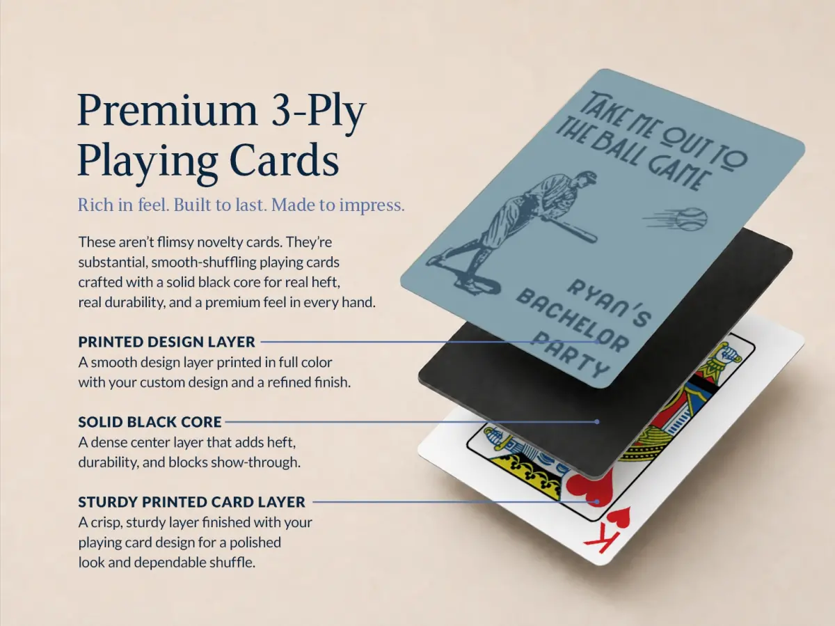 Wedding Playing Cards
