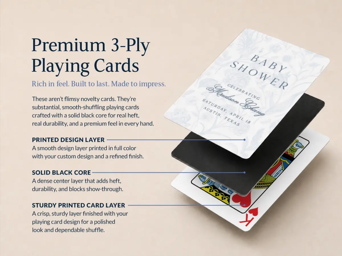 Wedding Playing Cards