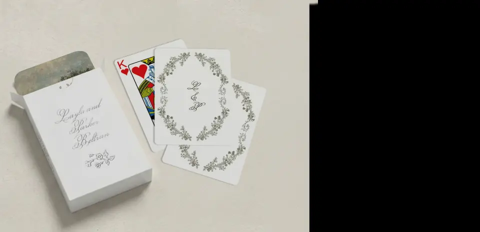 Wedding Playing Cards