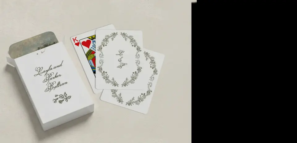 Wedding Playing Cards