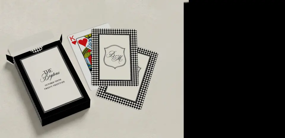Wedding Playing Cards
