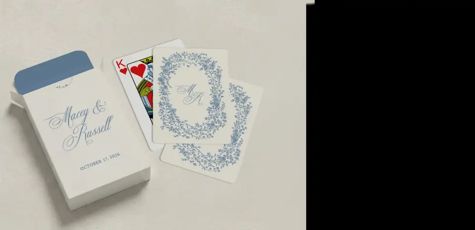 Wedding Playing Cards