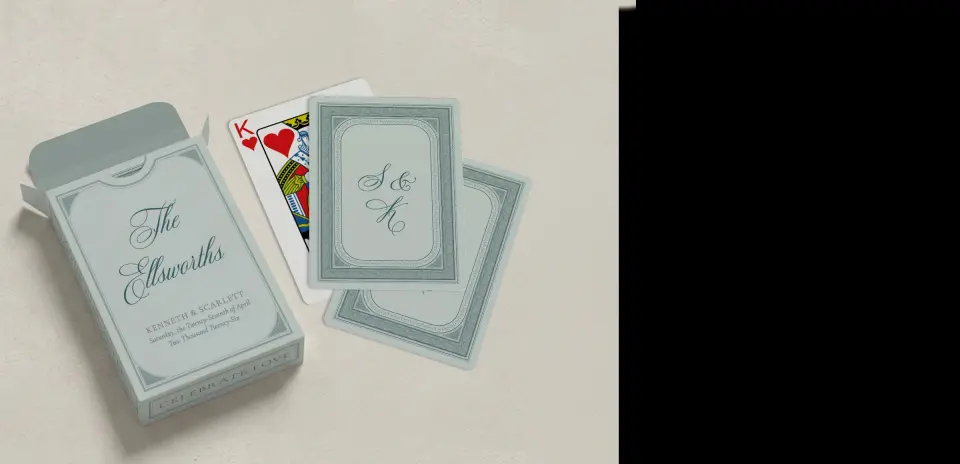 Wedding Playing Cards