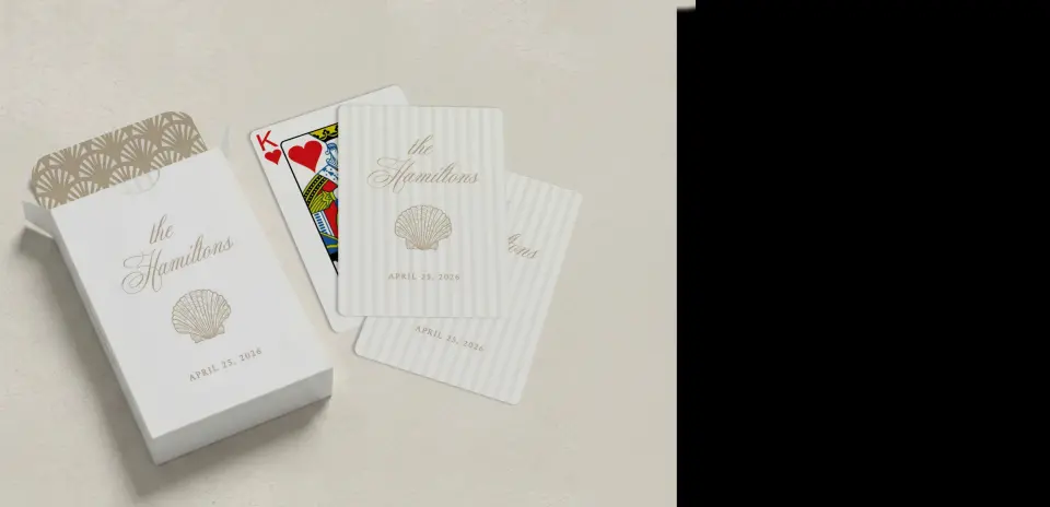 Wedding Playing Cards