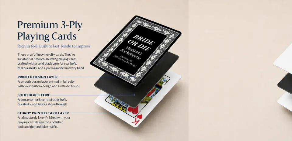 Wedding Playing Cards