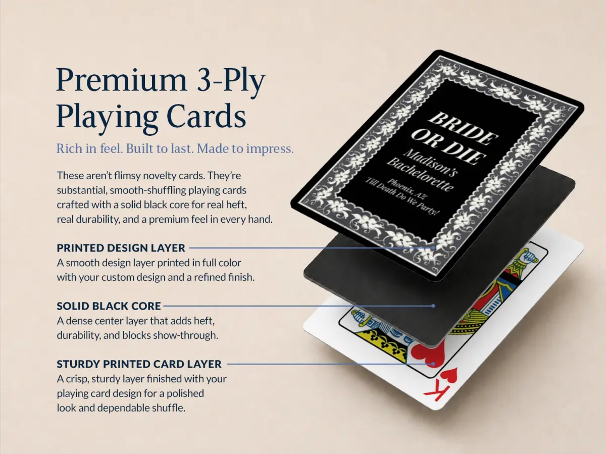 Wedding Playing Cards