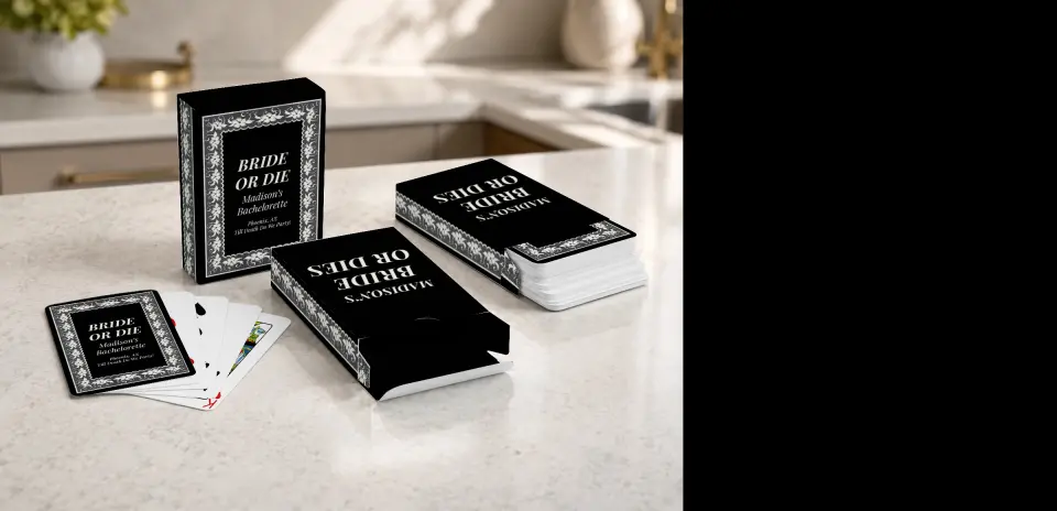Wedding Playing Cards