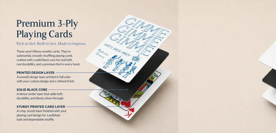 Wedding Playing Cards