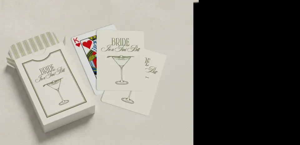 Wedding Playing Cards