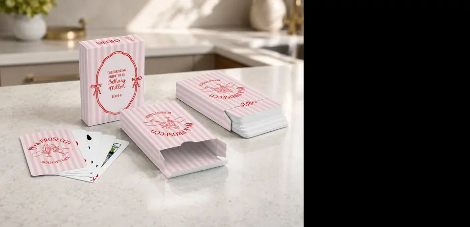 Wedding Playing Cards
