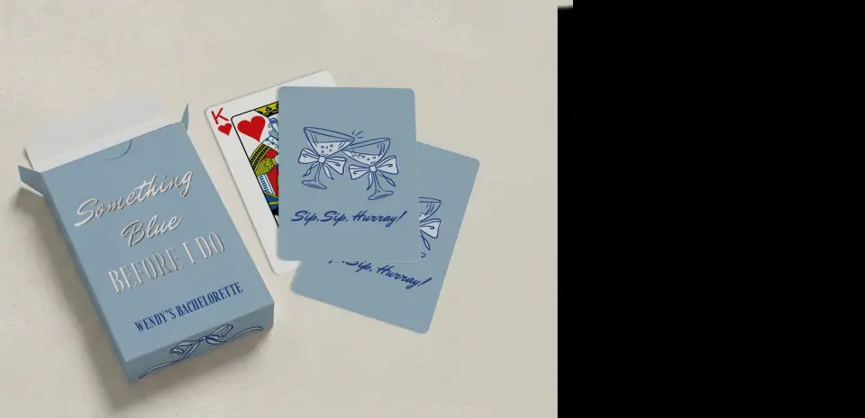 Wedding Playing Cards