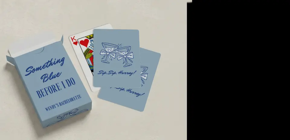Wedding Playing Cards