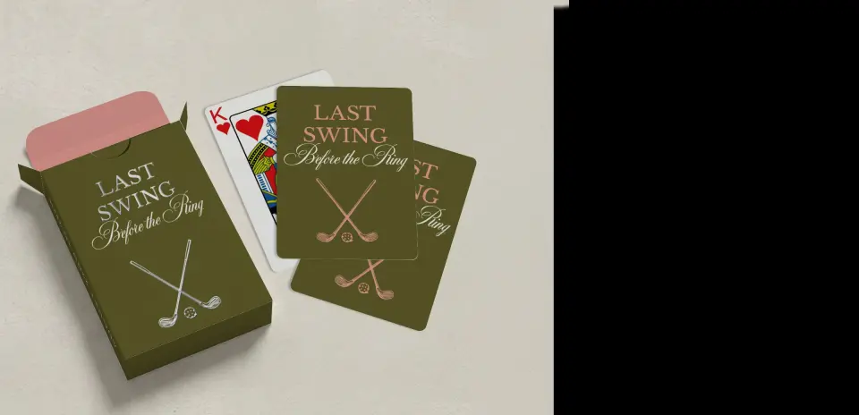 Wedding Playing Cards