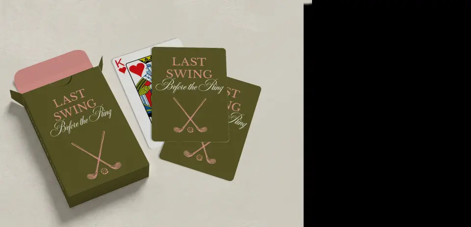 Wedding Playing Cards