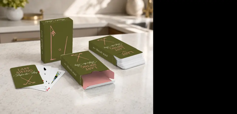 Wedding Playing Cards
