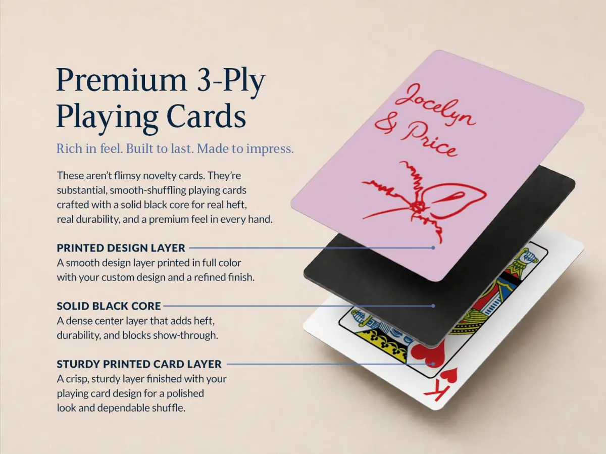 Wedding Playing Cards