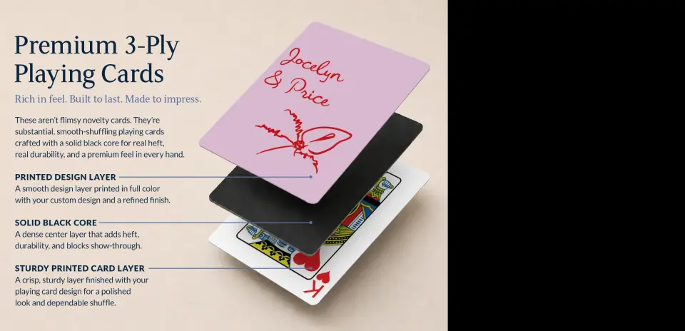 Wedding Playing Cards