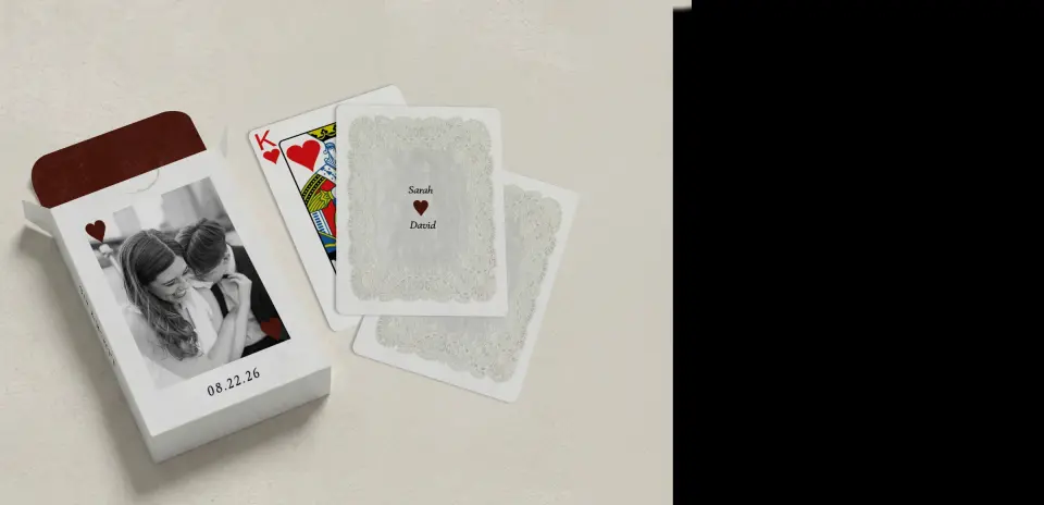 Wedding Playing Cards