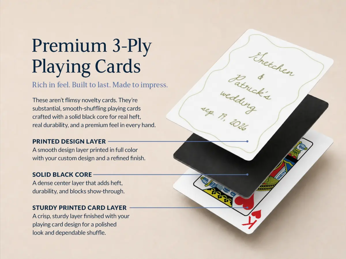 Wedding Playing Cards