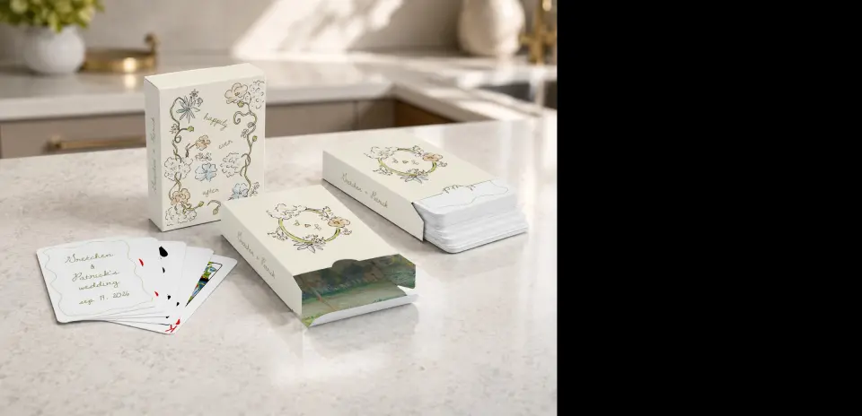 Wedding Playing Cards
