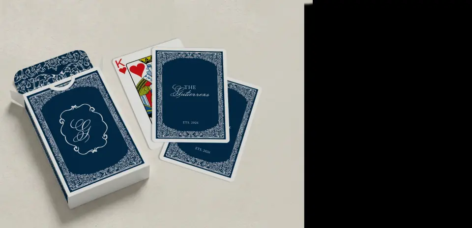 Wedding Playing Cards