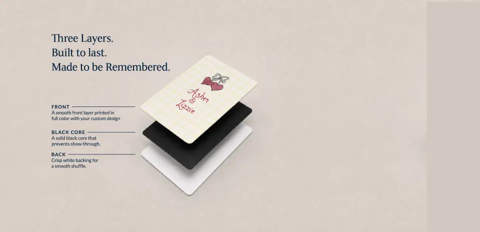 Wedding Playing Cards