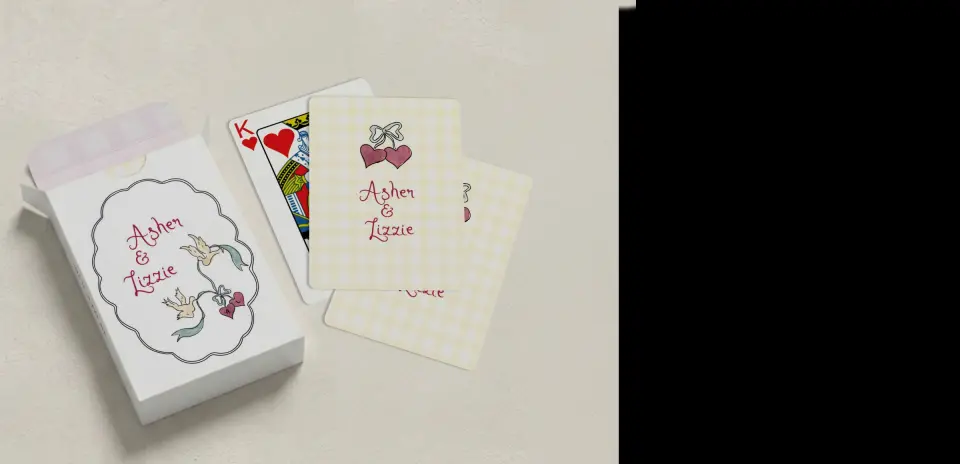 Wedding Playing Cards
