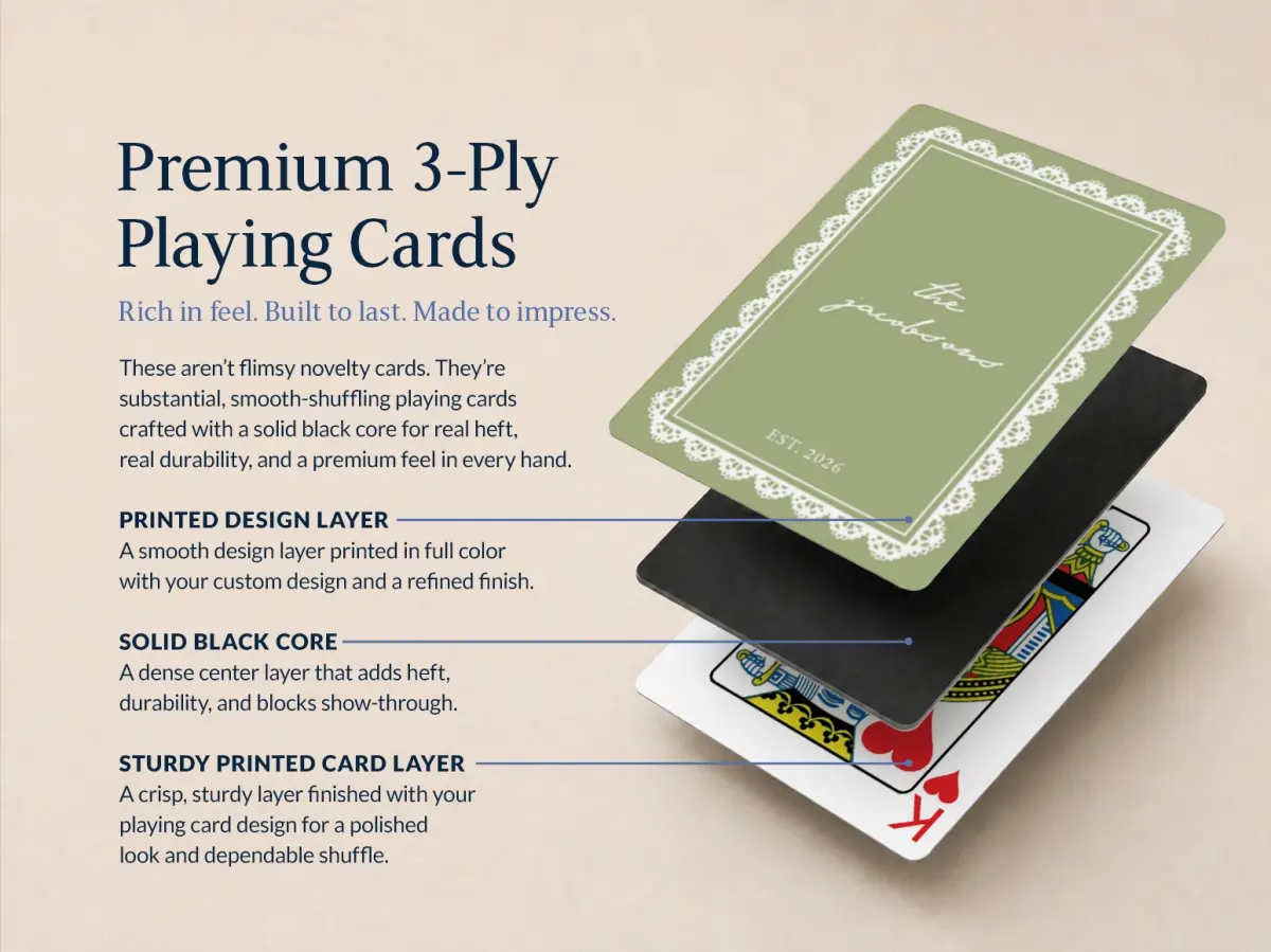 Wedding Playing Cards