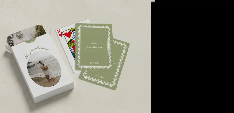 Wedding Playing Cards