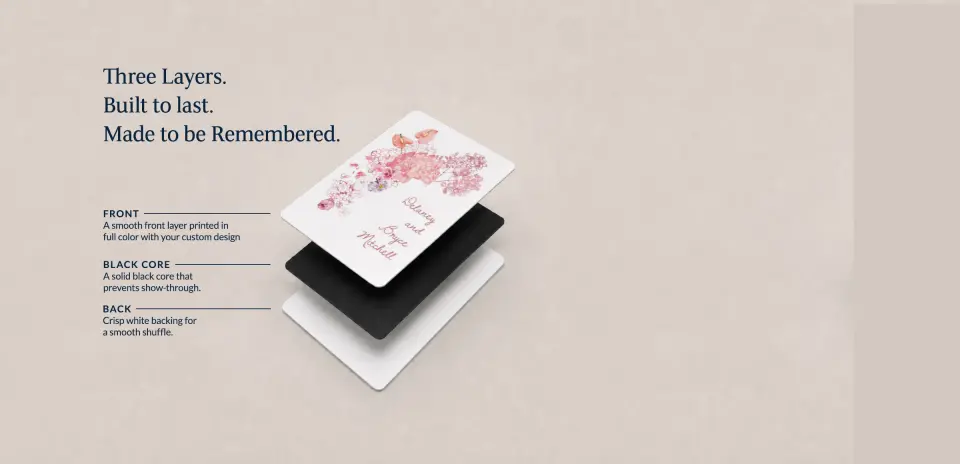 Wedding Playing Cards