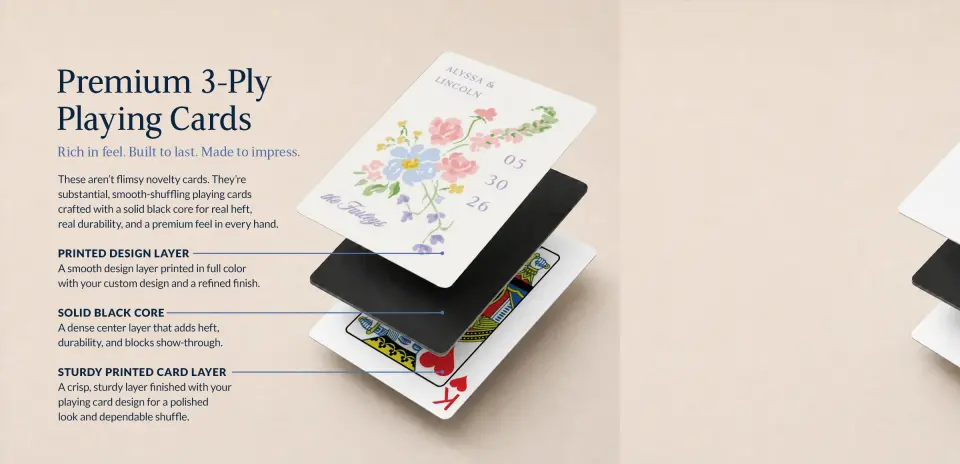 Wedding Playing Cards