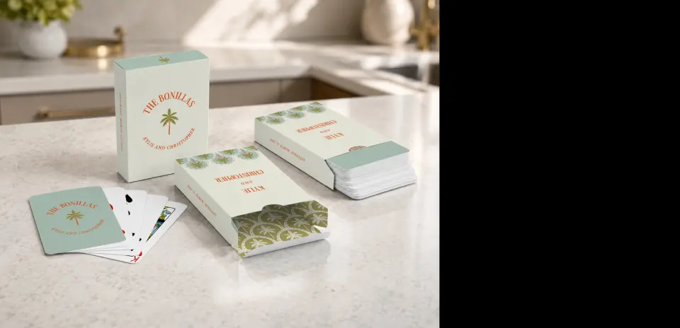 Wedding Playing Cards