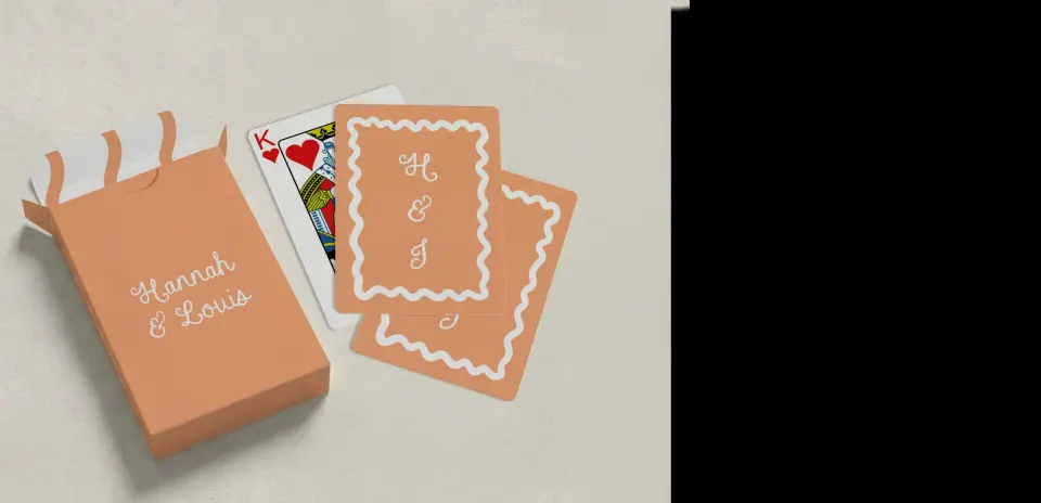 Wedding Playing Cards