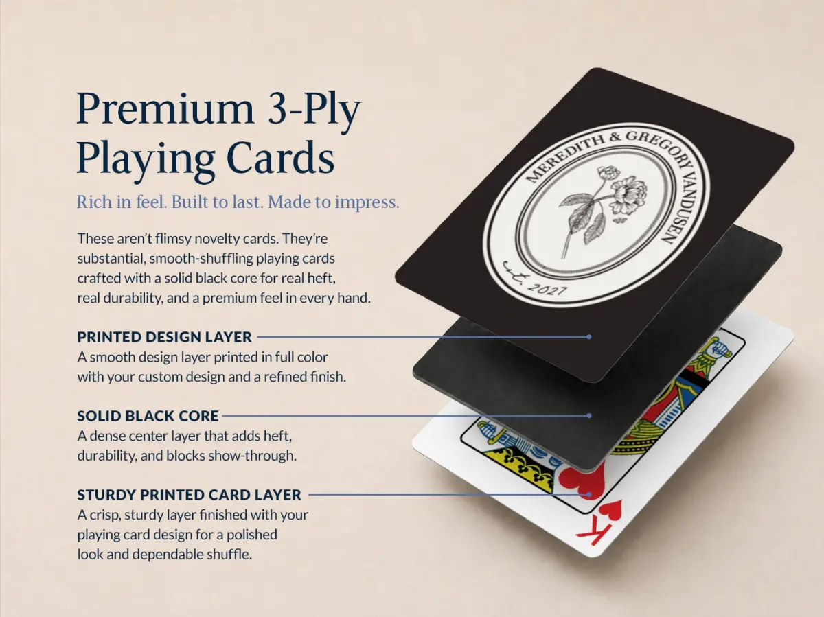 Wedding Playing Cards