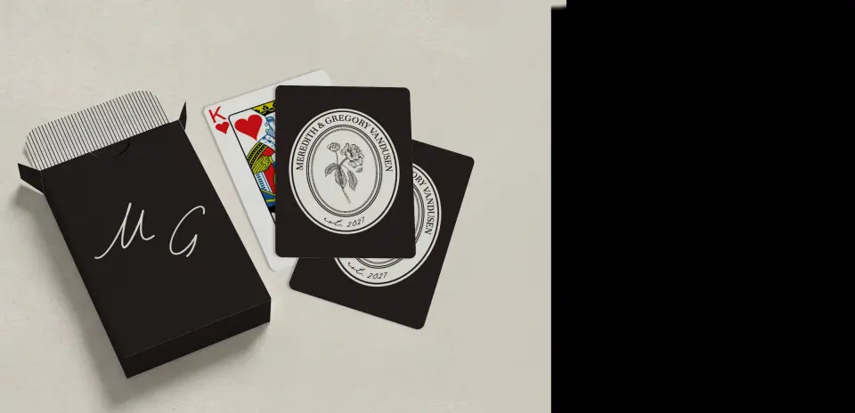 Wedding Playing Cards