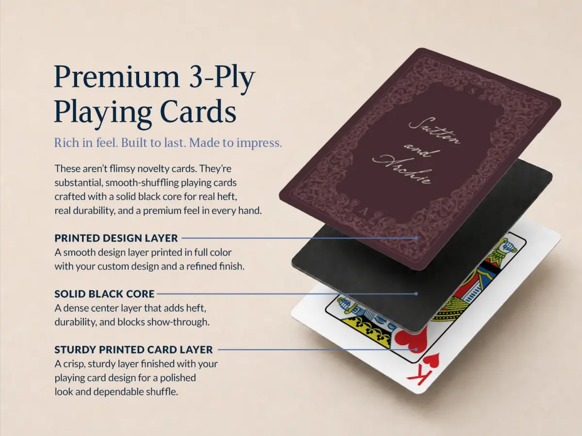 Wedding Playing Cards