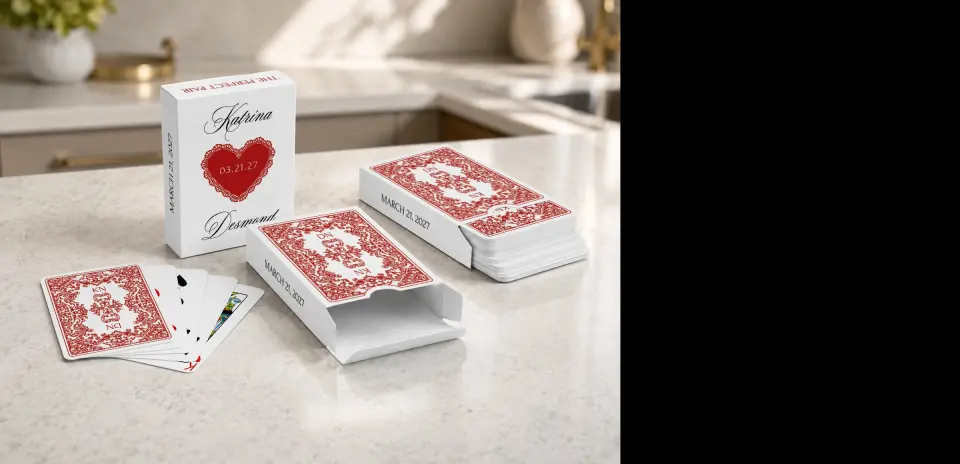 Wedding Playing Cards