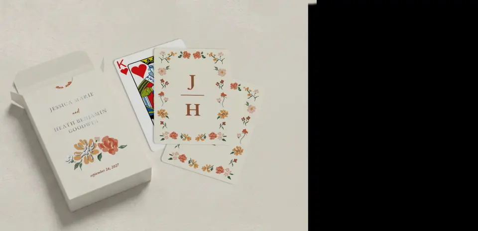 Wedding Playing Cards