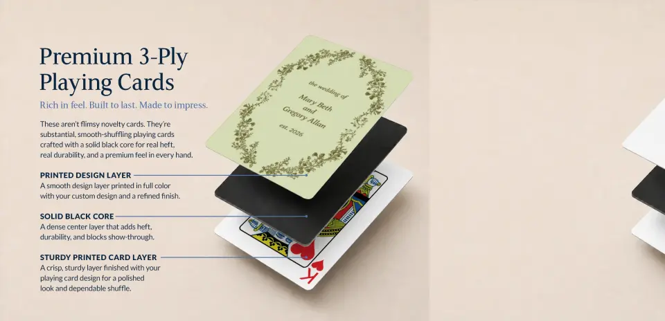 Wedding Playing Cards