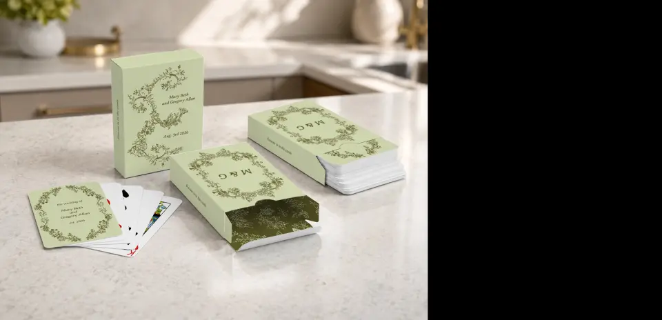 Wedding Playing Cards