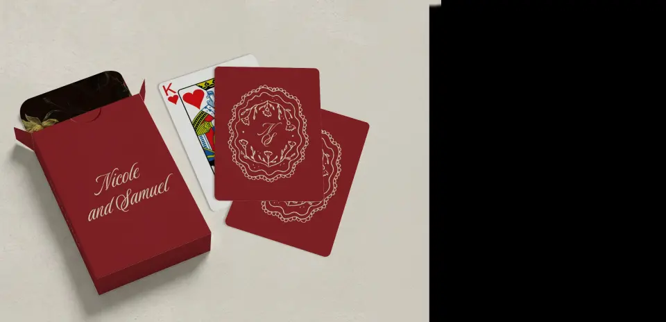 Wedding Playing Cards