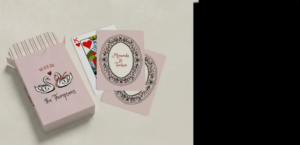 Wedding Playing Cards