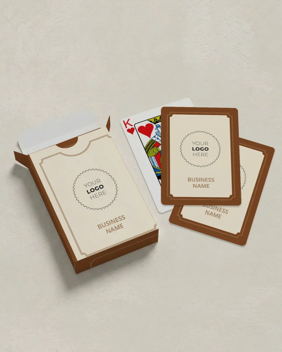 This is a 2.7" x 3.6" box; 2.5" x 3.5" card Business Playing Card called Punctual Pro printed in full color