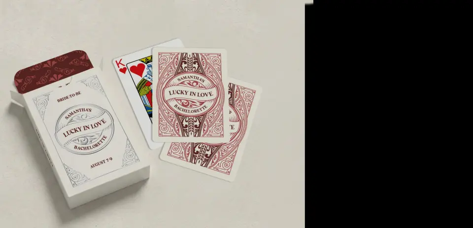 Wedding Playing Cards