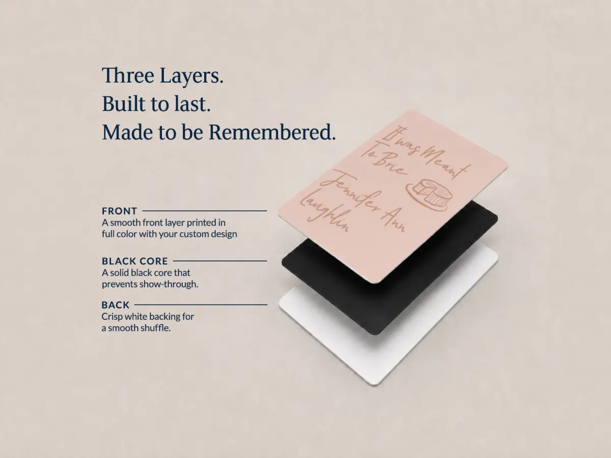 Wedding Playing Cards