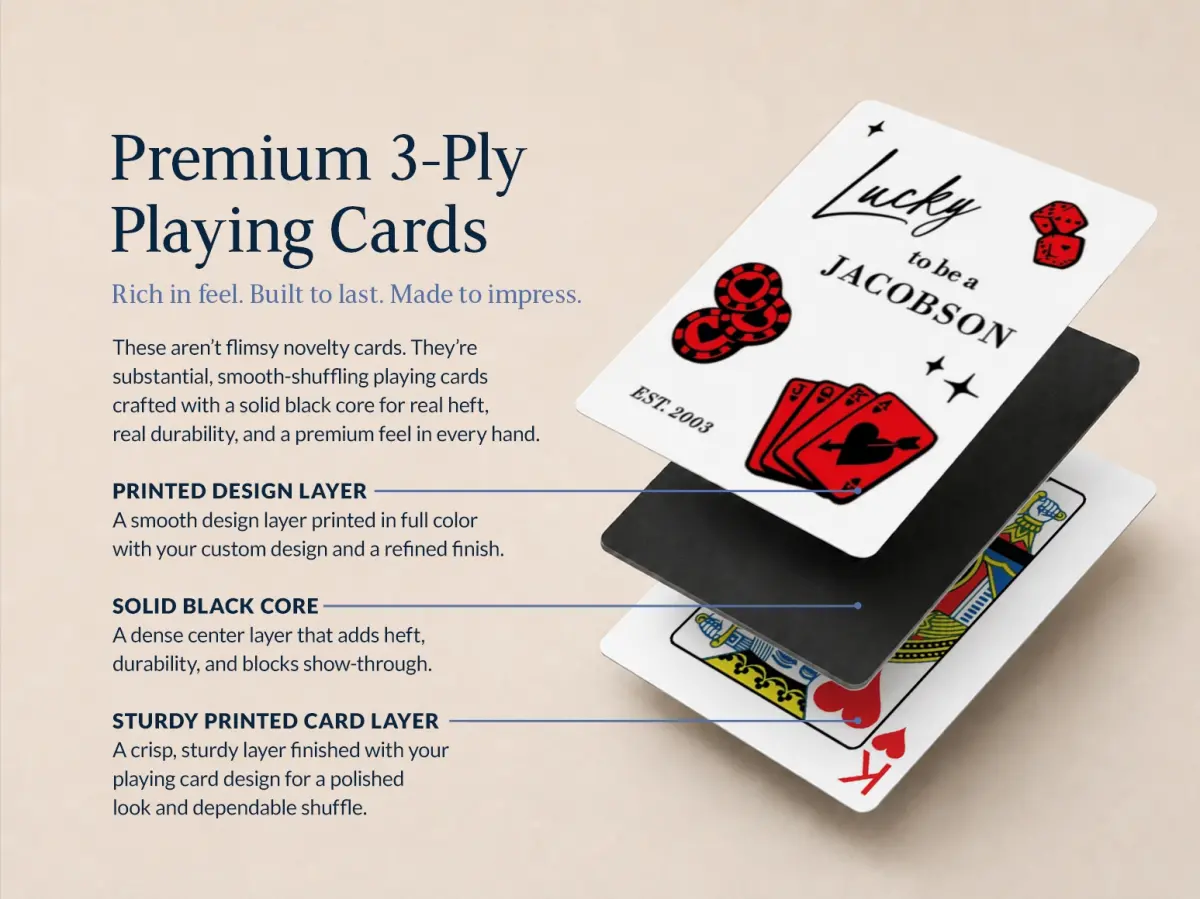 Wedding Playing Cards